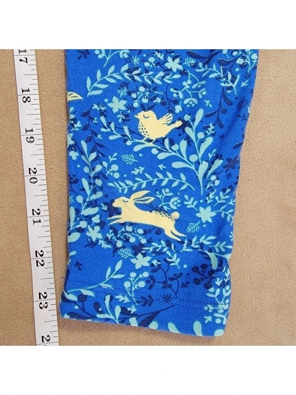 LuLaRoe☆ Blue Birds and Bunnies Leggings Size OS